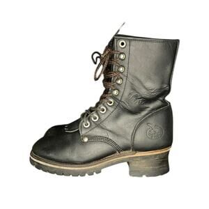 Georgia Boot Steel Toe Waterproof Logger Full Grain Leather G8320 Men’s US 7 1/2